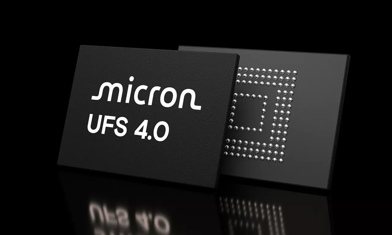 UFS 3.1 裝置的正面和背面